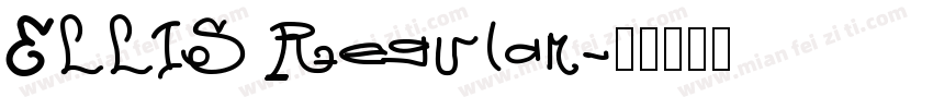 ELLIS Regular字体转换